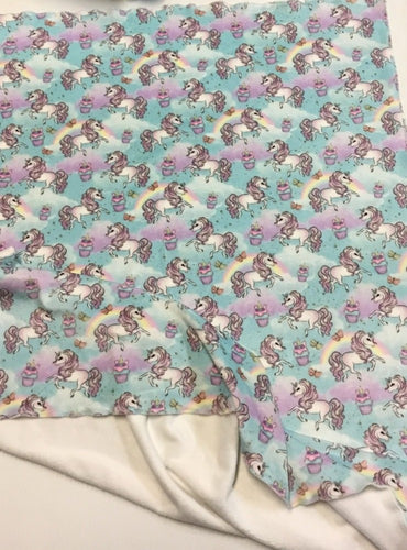 Rainbow Unicorns Blanket